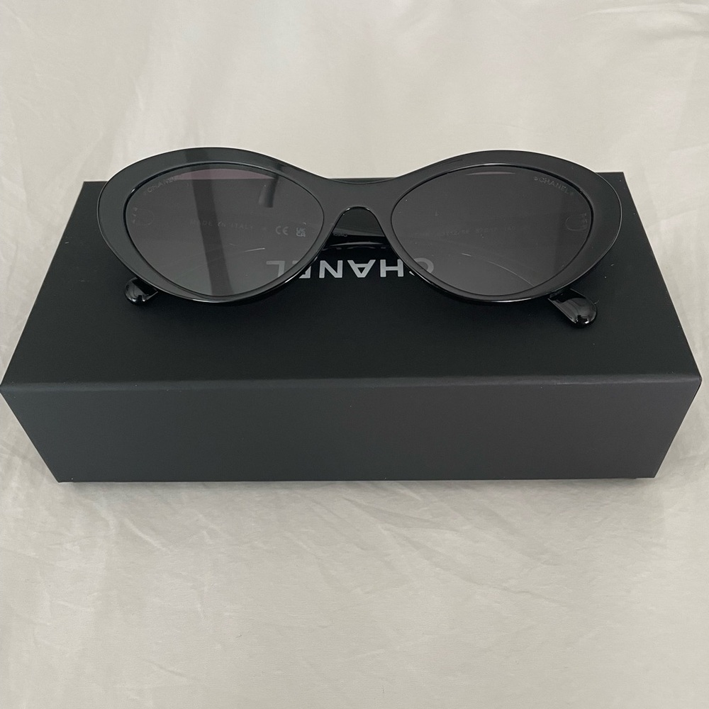 CHANEL Black Sunglasses for Women